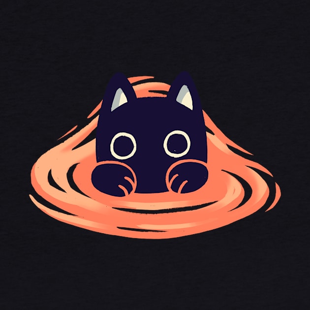 Cats in Space Black Hole // Universe, Kittens, Feline by Geekydog